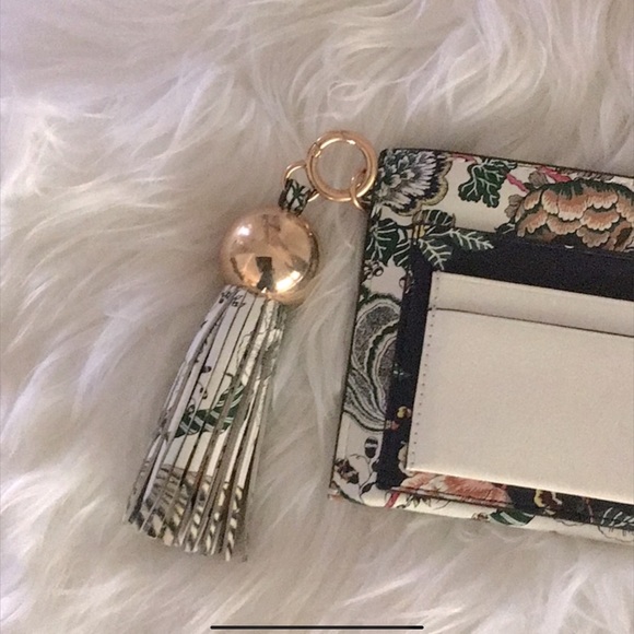 EUC Tory Burch Floral Wallet - Picture 3 of 5